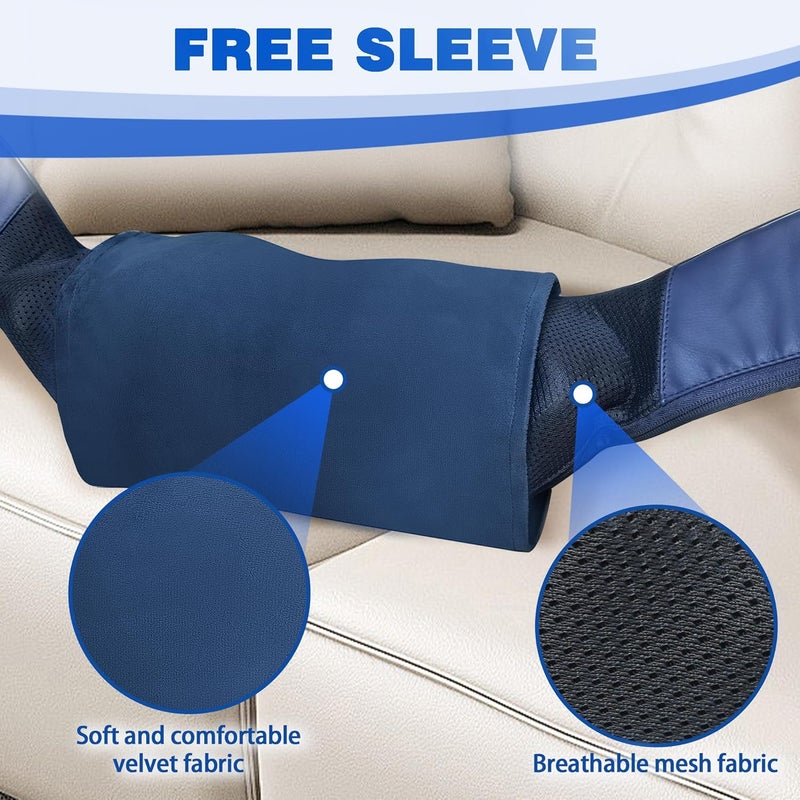 Joyset Shiatsu Neck and Back Massager with Heat,Electric Shoulder Massager for Pain Relief Deep Tissue,3D Kneading Massage with Cloth Cover Easy to Clean (Blue) - Image 3